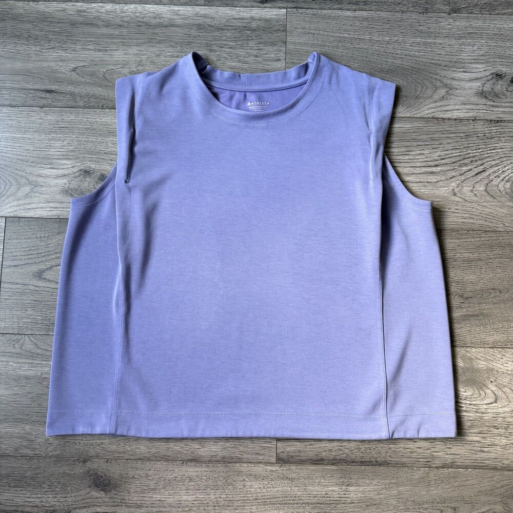 Athleta Women’s Seasoft Tank Sweatshirt Lavender Purple Plus - Size 1X